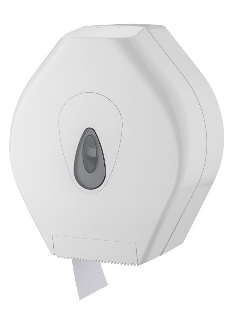 Witte maxi jumborol dispenser.